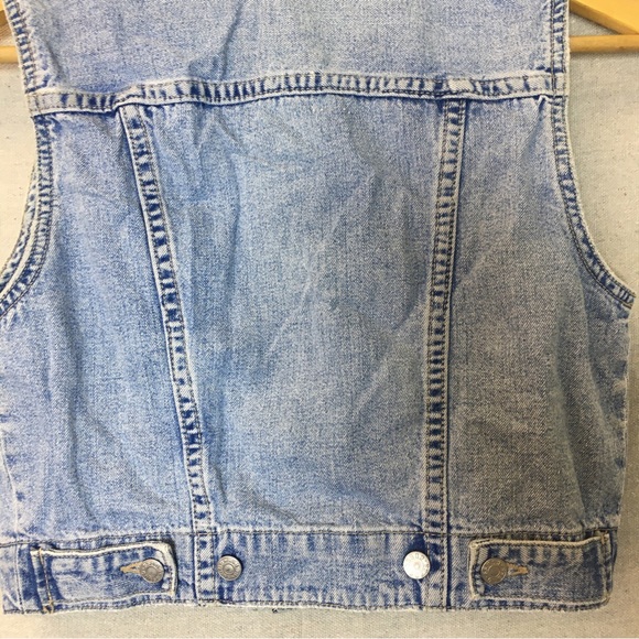 Vintage 80s Guess Jeans Womens Denim Vest - Picture 3 of 10